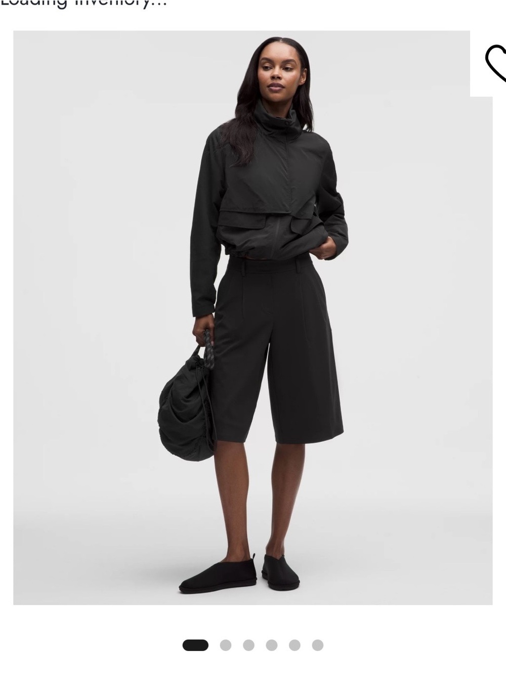 lululemon athletica Black Knee-Length Women's Shorts